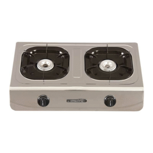 La Germania INOX Double Burner Gas Stove
