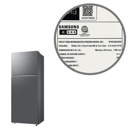 Samsung Two Door Refrigerator | RT42CG6422S9TC 5 Samsung Two Door Refrigerator | RT42CG6422S9TC - Image 5