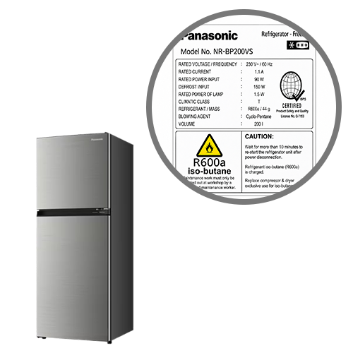 Panasonic 2 Door Top Freezer | NR-BP200VS 5 Panasonic 2 Door Top Freezer | NR-BP200VS - Image 5